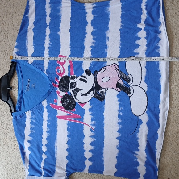 Disney Mickey Mouse Blue and White Kids Shirt - Picture 7 of 7